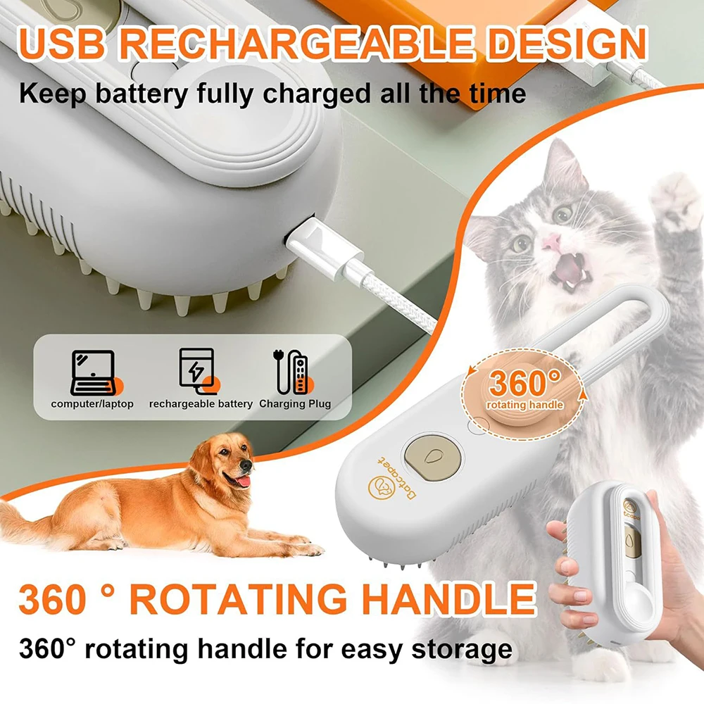USB rechargeable with 360 rotating handle